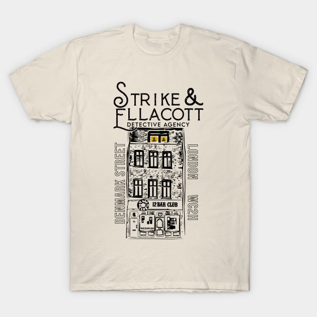 Cormoran Strike T-Shirt by MorvernDesigns